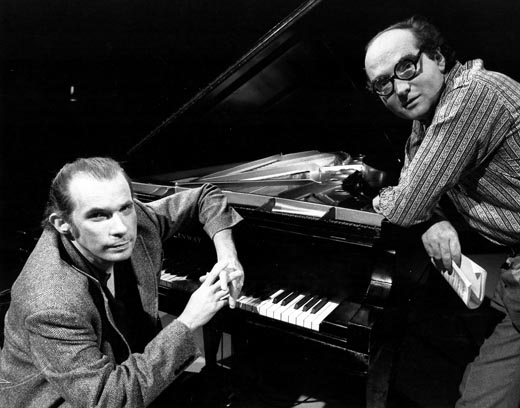 Glenn Gould et Bruno Monsaigeon.